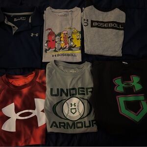 Under Armour Boys shirts - bundle of 6 - size medium